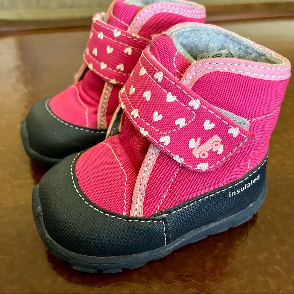 Pink See Kai Run Boots Sz 4